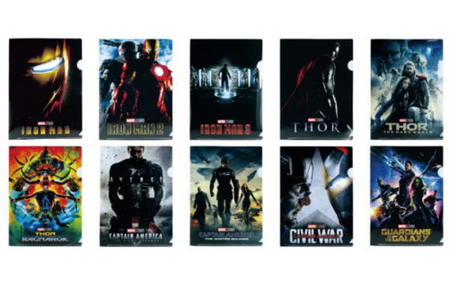 MARVEL キャラクタークリアファイル 4枚セットMarvelの説明書です 60zak090-1.jpg