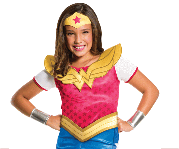 【キッズ】ワンダーウーマン【S】【スーパーマン】【DCコミック】【スーパーヒーローガールズ】【ハロウィン】【コスプレ】【コスチューム】【衣装】【仮装】【かわいい】|ワールドショップコレクション