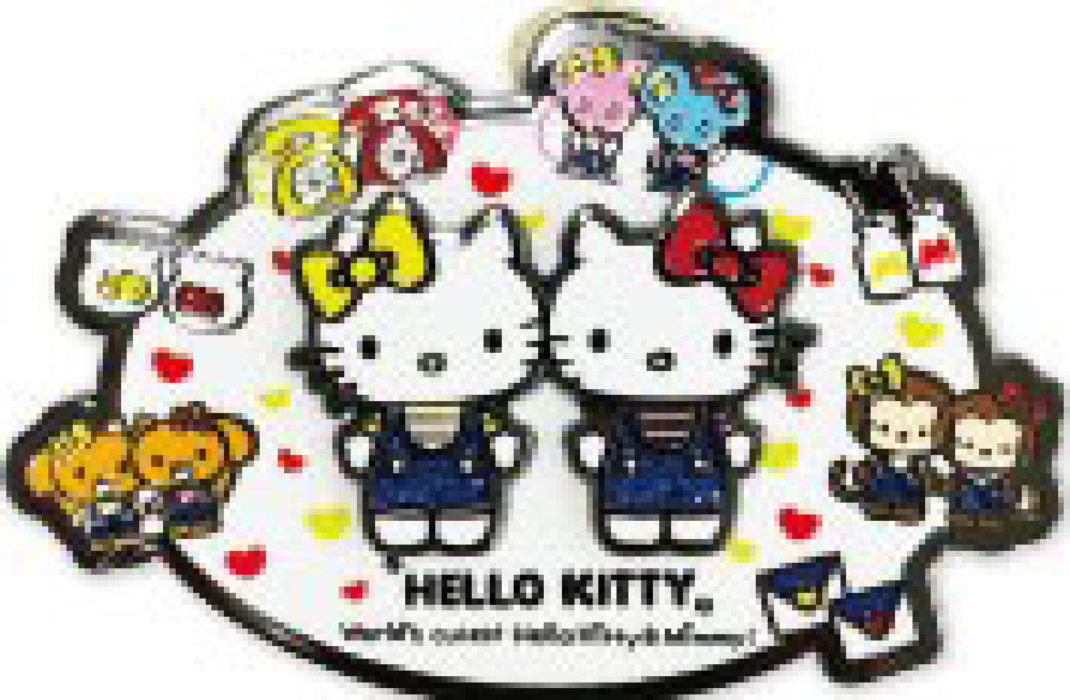 楽天市場】バッジ ハローキティ ぷっくりったいバッジ 全6種 6個入