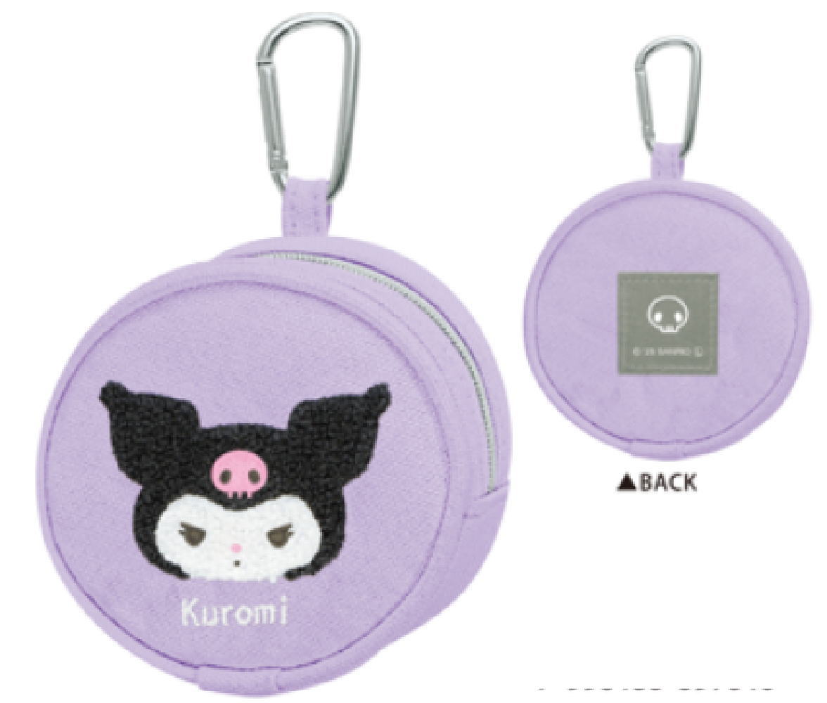 楽天市場】【送料無料】 サンリオキャラクターズ まるミニポーチクロミ mofumofuコレクション ケース 小物入れ 小銭入れ コインケース 収納  メイク 化粧 コスメ キーホルダー キーリング カラビナ付き 雑貨 グッズ かわいい : ＡＯＩデパート
