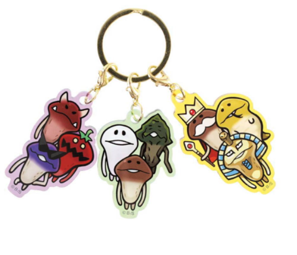楽天市場】おさわり探偵なめこ栽培キット 3チャームキーホルダー集合