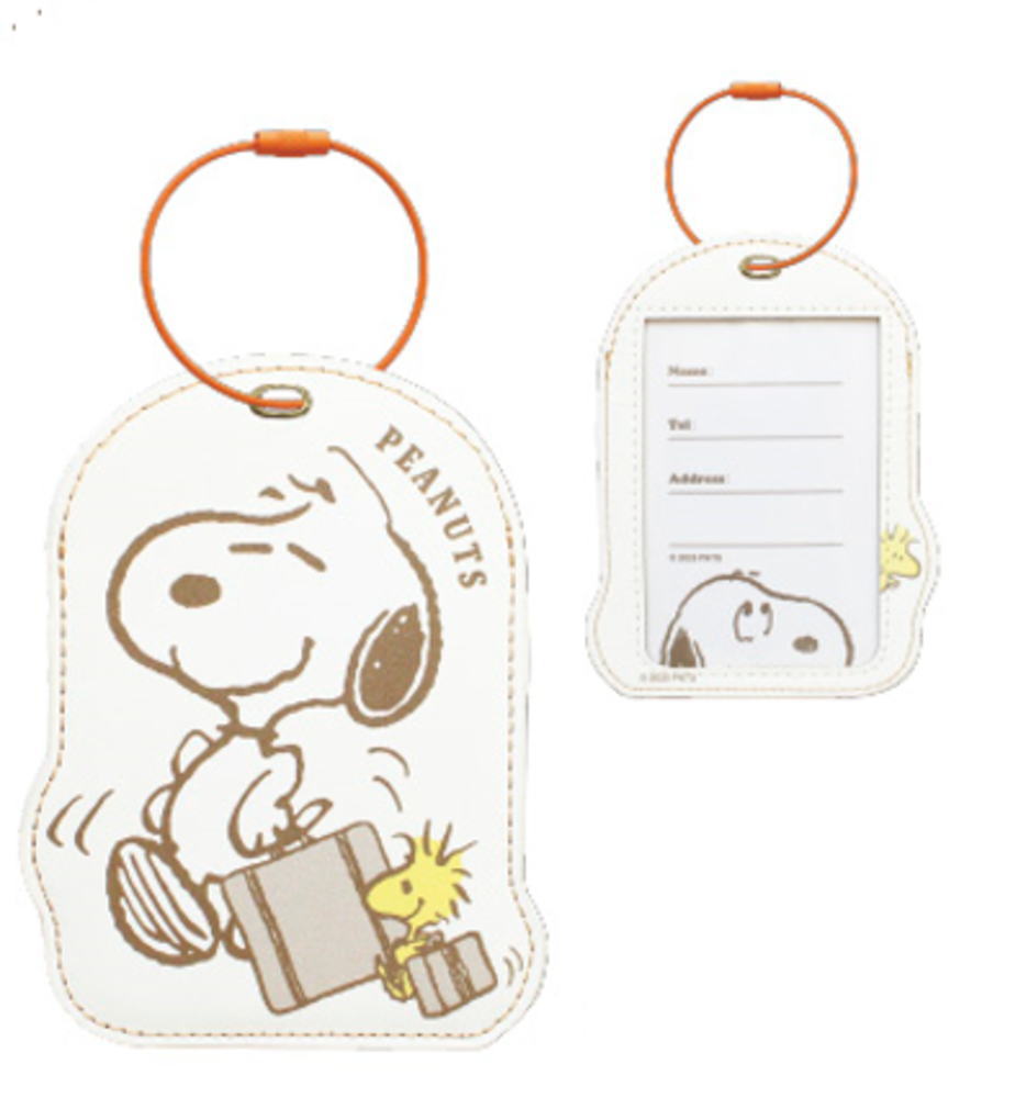楽天市場】【メール便送料無料】スヌーピー 75th ネームタグ ラゲッジ