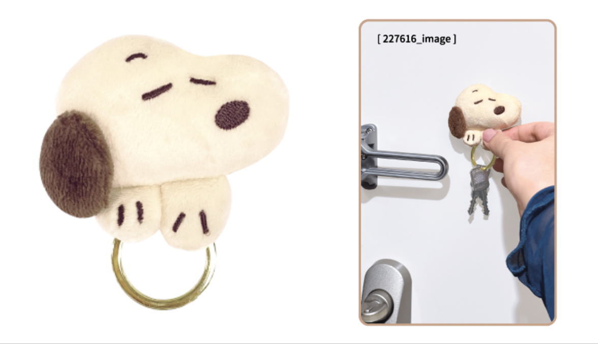 楽天市場】スヌーピー SNOOPY マグネットキーチャームピーナッツ