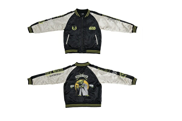 【全品　送料無料！】　STAR WARS　スター・ウォーズ　スカジャン3L　ヨーダ　グレートグリーン　映画　アウター　ジャンパー　服　メンズ　男性　ファッション　雑貨　グッズ　かわいい　TE