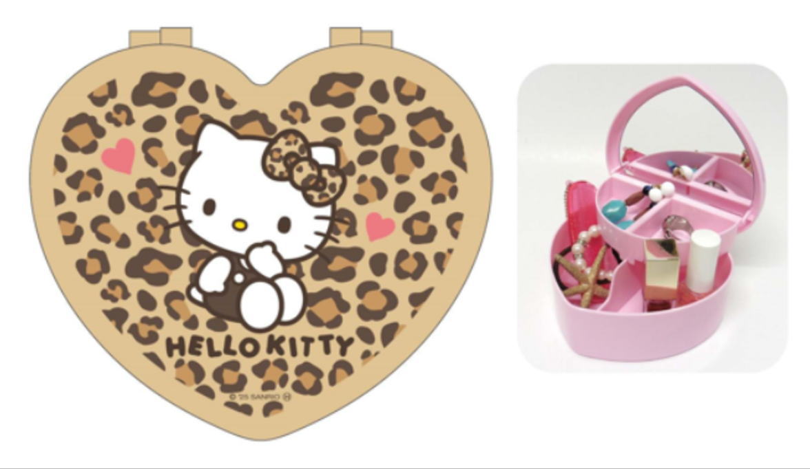 MDK 757 ハローキティ ハート型小物入れ 2個セット MDK 757 ハローキティ ハート型小物入れ 2個セット