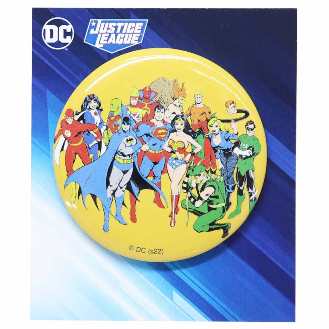 【全品　送料無料！】　日本製　DCコミック　缶バッジ集合1　ジャスティスリーグ　スーパーマン　バットマン　ヒーロー　アメリカ　アメコミ　映画　缶　缶バッチ　バッチ　バッジ　カンバッジ　カンバッチ　雑貨　グッズ　かわいい画像