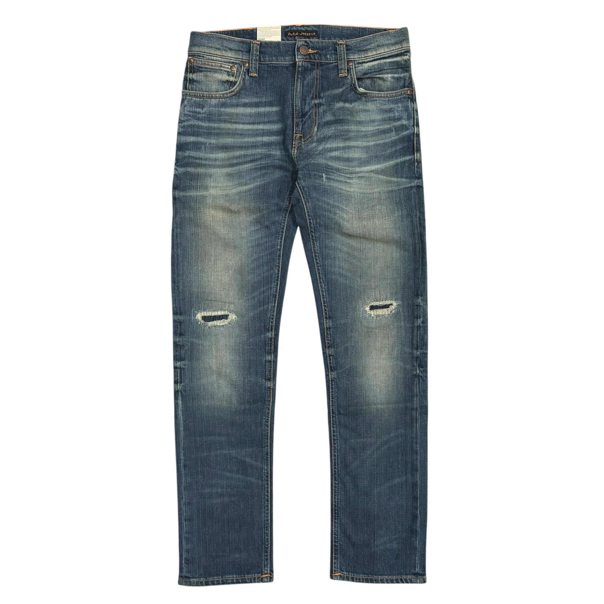Nudie Jeans / THIN FINN - MARTIN REPLICA 3 (ヌーディージーンズ シンフィン デニムパンツ レプリカ ダメージ加工 リペア加工）｜W.H.E