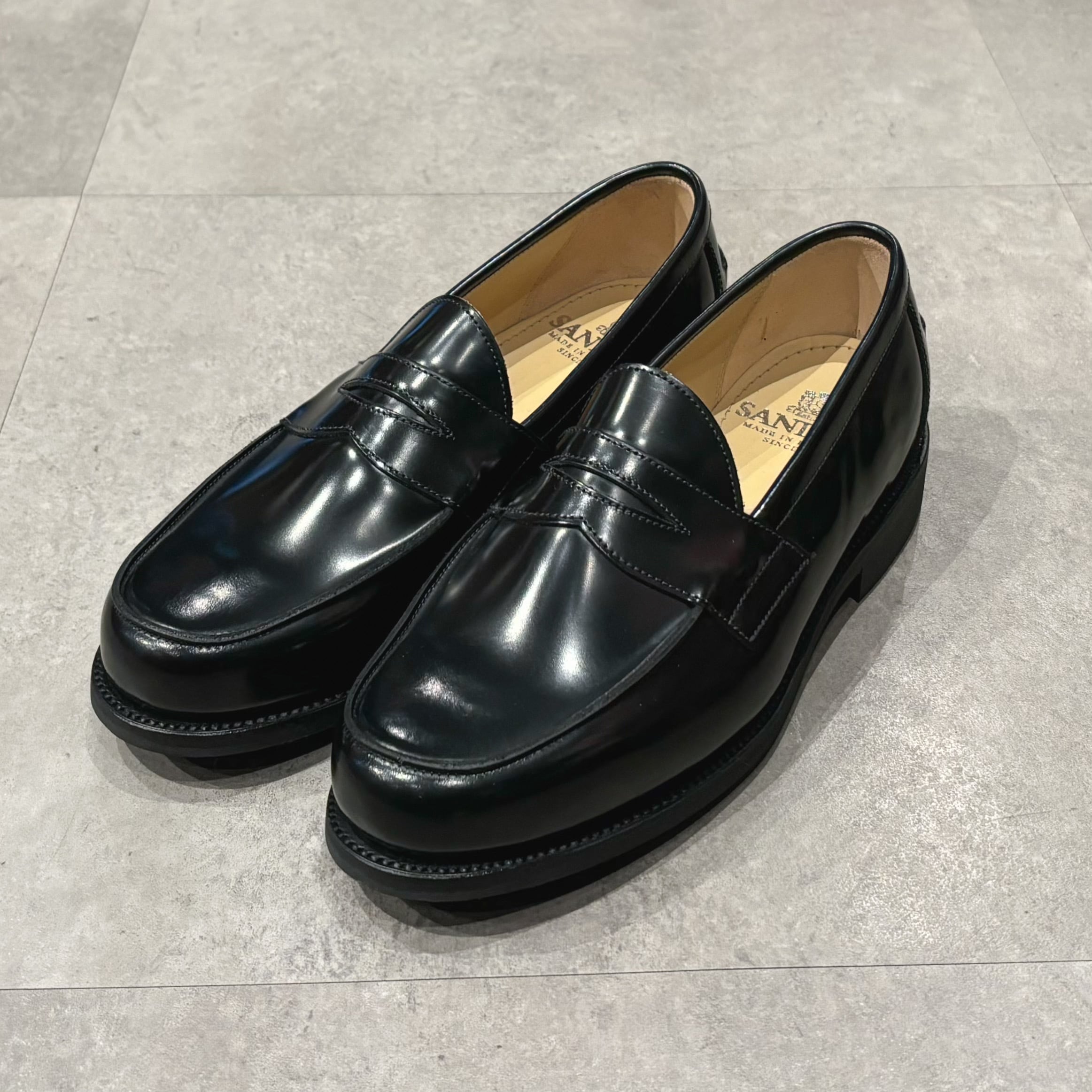 ★サンダース★ビットローファー★ポリッシュレザー★アルバート★黒★ブラック★ 楽天市場】SANDERS / BIT LOAFER - Made in England（サンダース