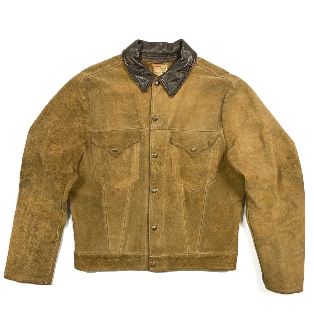 【楽天市場】50's LEVI'S Short Horn Suede Jacket (リーバイス ショートホーン ビッグe スエードジャケット