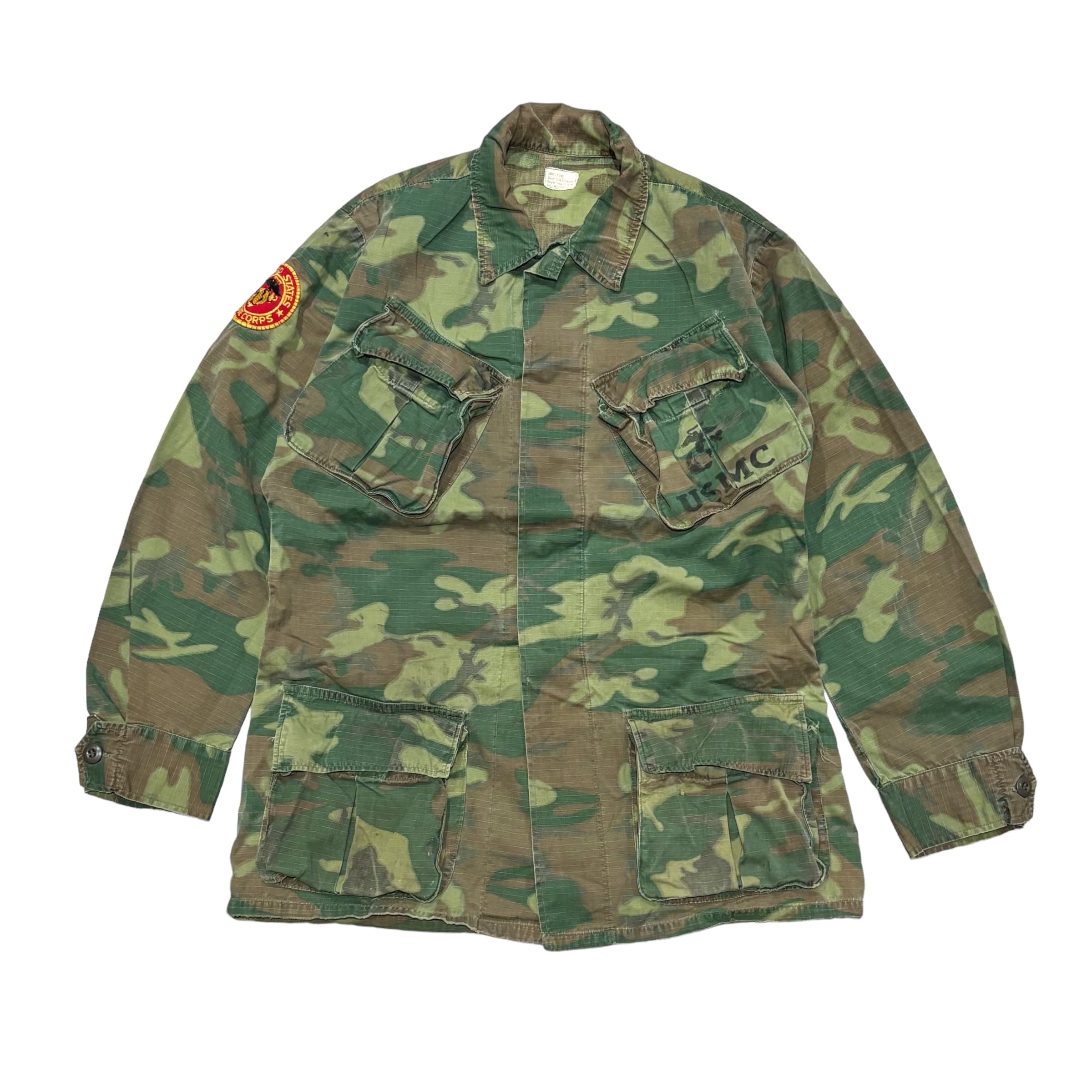 美品　60s 米軍　リーフカモ　グリーンリーフカモ　ERDL サイズ　7 1/8 美品 60s 米軍 リーフカモ グリーンリーフカモ ERDL サイズ 7 1