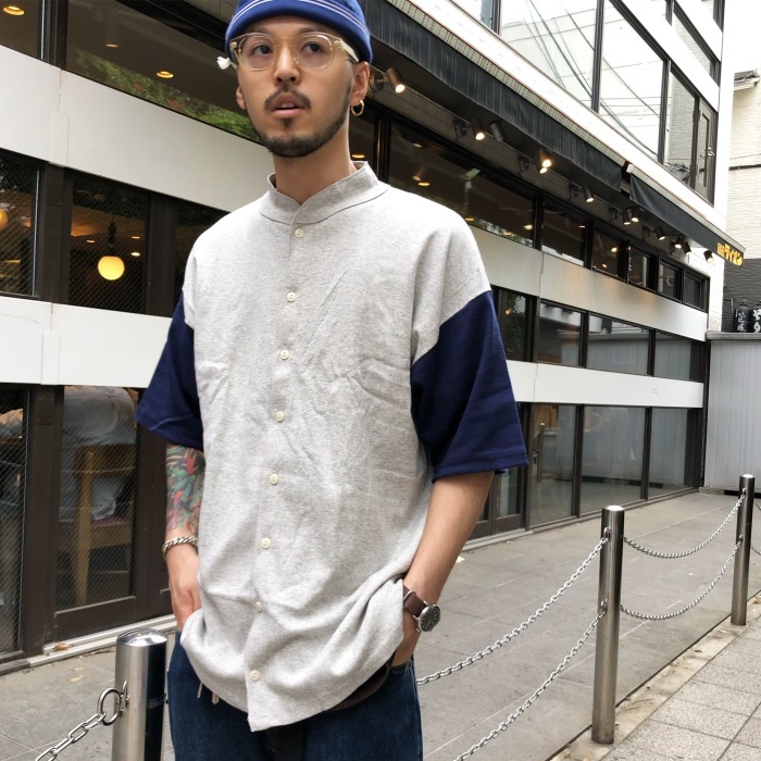 楽天市場 Deadstock Old Fashion Brand Base Ball Shirt デッドストック ベースボールシャツ W H E