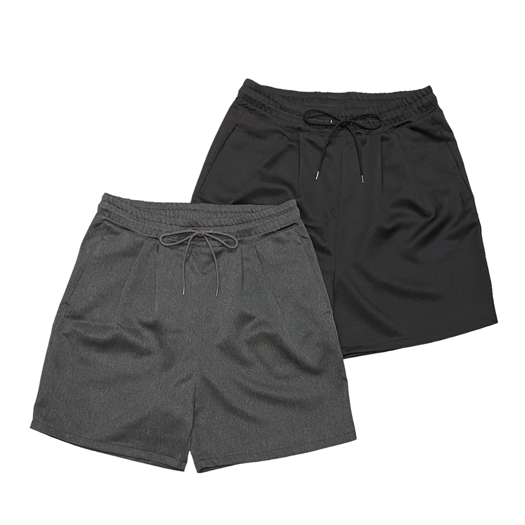 AUDIENCE Naturemier Linen Like 2Tuck Wide Easy Shorts / テレビ視聴者 ナチュレミア リネンライク 2タック 広広とした イージーショーツ