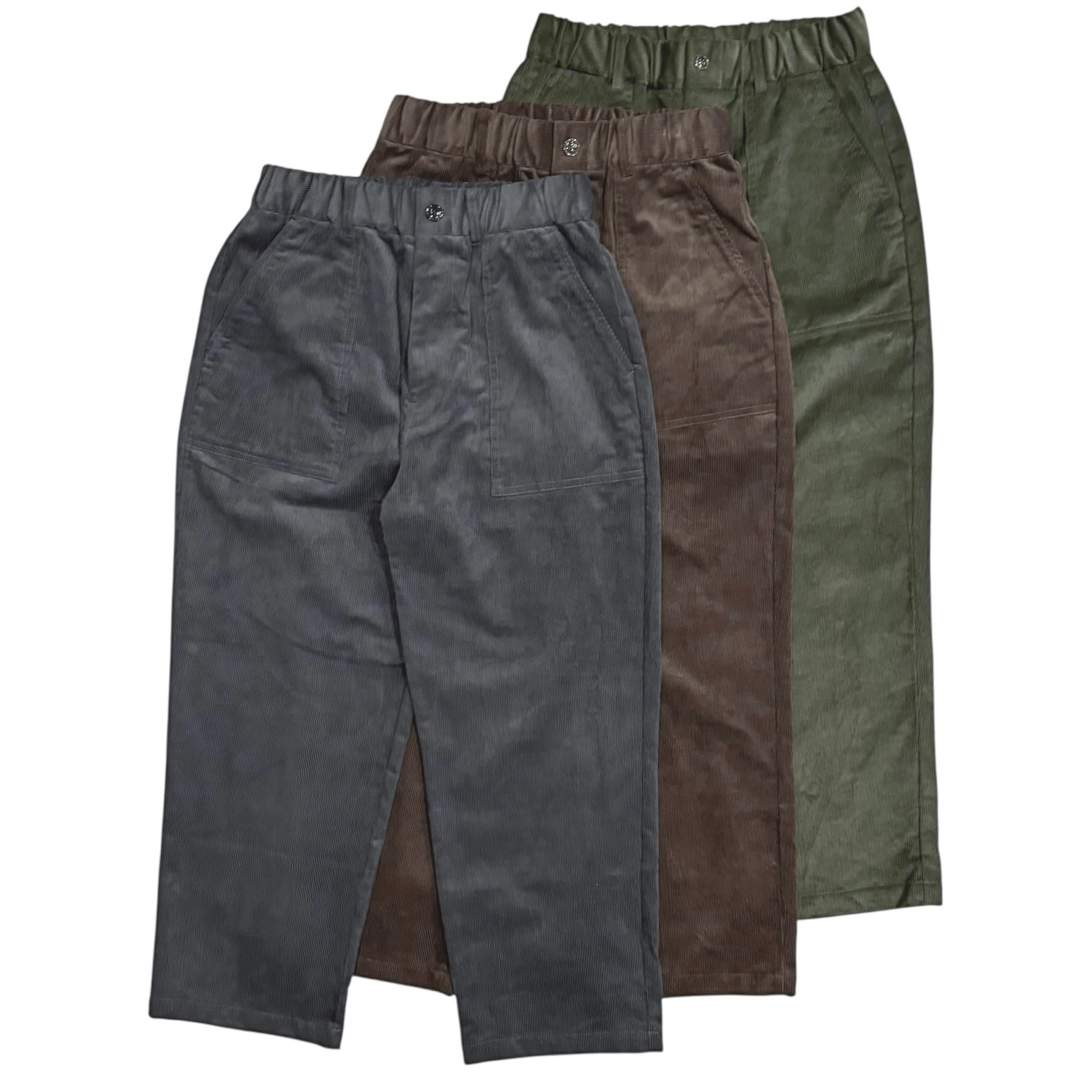 AUDIENCE Cotton Corduroy Baker Easy Wide Pants - Made インチ Japan (テレビ視聴者 コットンコーディロイ ベイ鉄道車両 ワイドイージーパンツ 日本製)
