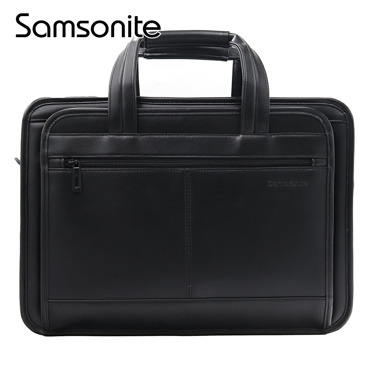 Samsonite サムソナイト ビジネスバッグ ブリーフケース LEATHER BUSINESS CASES ブラック 43118-1041 鞄｜ワールドインポート 店