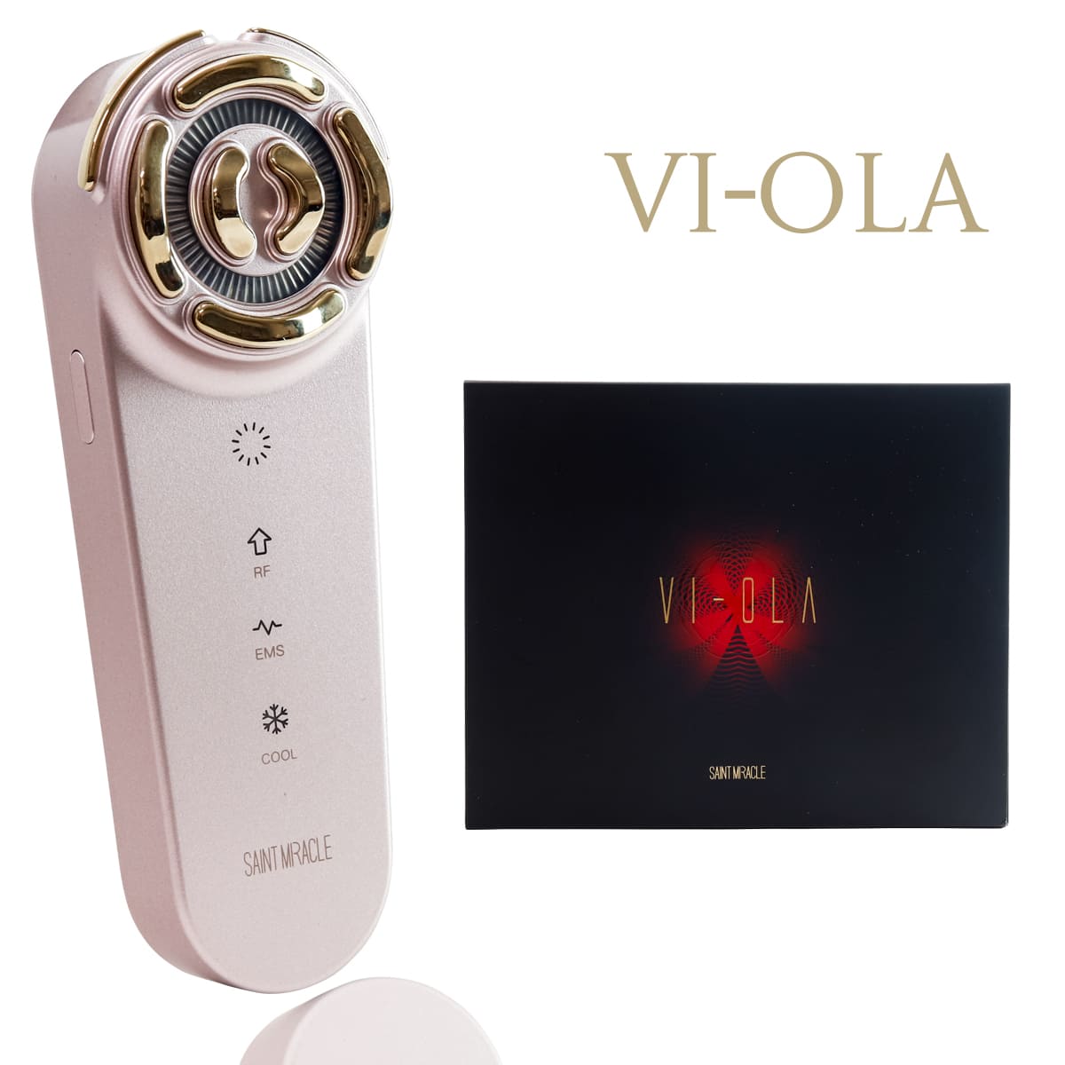 【新品未開封】SAINT MIRACLE　ヴィオーラ　美顔器　VI-OLA VI-ola (Saint Miracle マルチインバーター美顔器)--のヘアケア通販