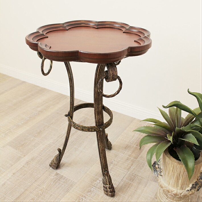 楽天市場】サイドテーブル クラシック アンティーク 家具 おしゃれ