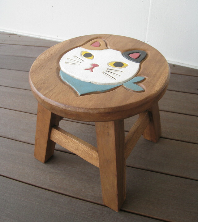 Wood Gallery Itsuki Rakuten Global Market Present Round Stool Present Round Stool スカーフネコミケ Where A Kids Chair Wooden High Rakuten