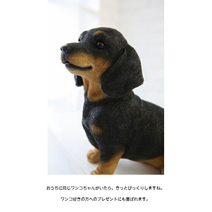 犬 置物 ダックスフント オブジェ ダックス アニマル オーナメント ワンコ 犬雑貨 おしゃれ ワンちゃん ワンコグッズ アンティーク ユーモア レトロ インテリア雑貨 プレゼント 贈り物 ギフト 玄関オブジェ 送料無料 パピー ダックスフンド Marcsdesign Com