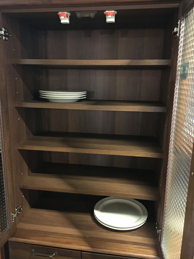 最上の品質な カップボード 食器棚 ウォールナット ブラウン おしゃれ キッチンボード 幅71 高さ181 食器収納 食器入れ 収納家具 クロスガラス キッチン収納 木製 天然木 北欧 Ikea アンティーク 送料 開梱設置無料 ウォールナット 70カップボード キッチン収納