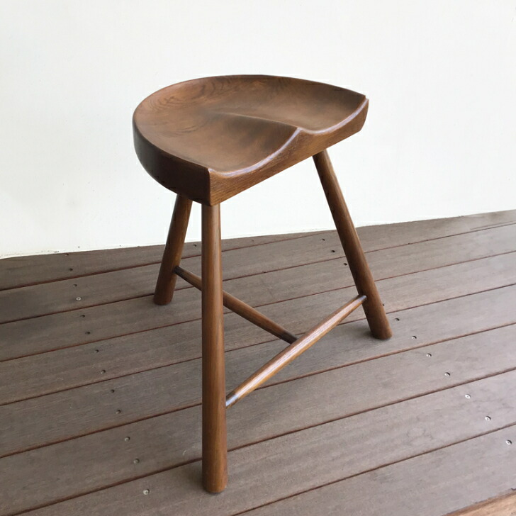 イス 椅子 スツール 木製スツール オーク無垢 おしゃれ 個性的 天然木 フィット カフェ風 モダン 鞍型 座りやすい 送料無料 オーク鞍型スツール S Andapt Com