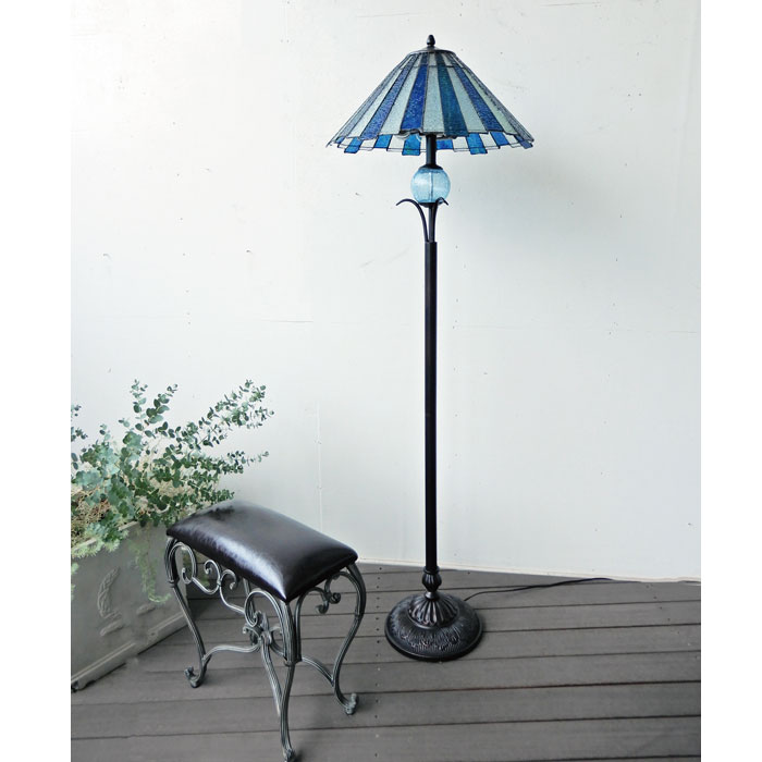 楽天市場】A008984ステンドグラスフロアライト 間接照明 フロア