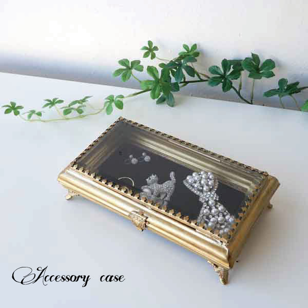 楽天市場】ガラスケース アクセサリーケース ガラスケース ボックス