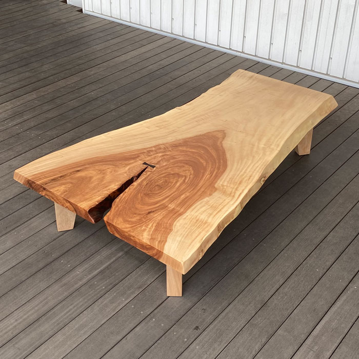 座敷机/国産/一枚板/欅/ガラス/和 楽天市場】ケヤキ無垢一枚板座卓の通販