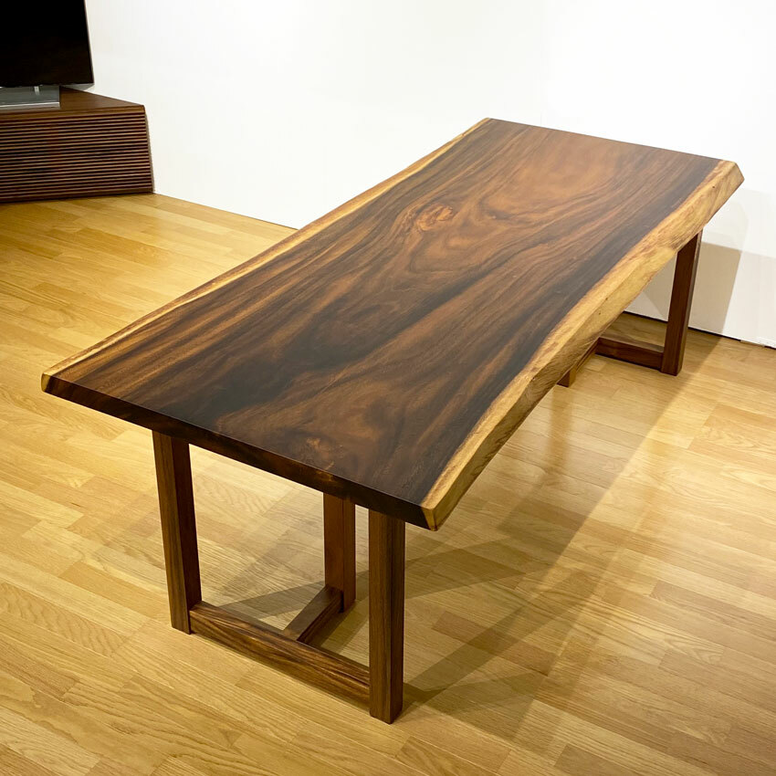 楽天市場】一枚板 テーブル ダイニングテーブル 座卓 兼用 一枚板 