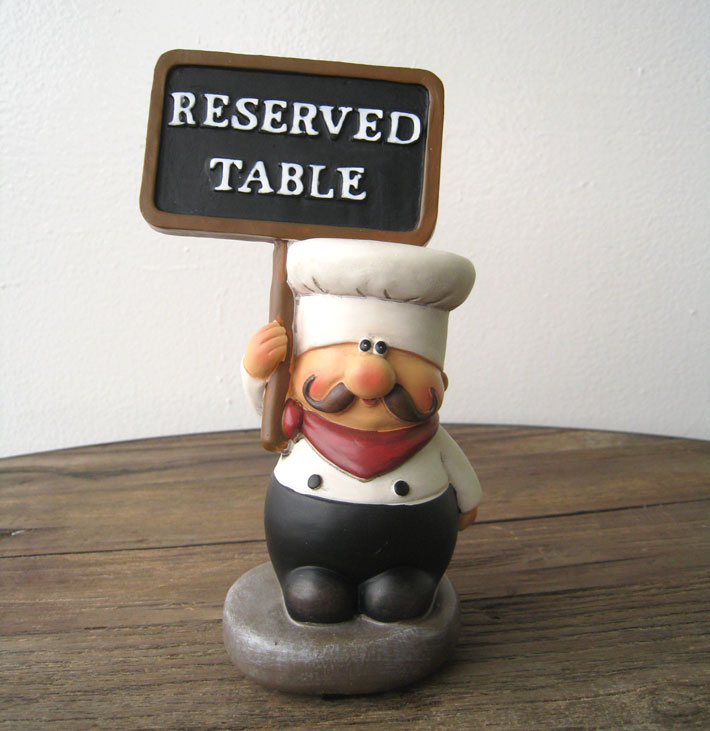 【楽天市場】予約席 リザーブ席 reserved RESERVED プレート 目印 サイン 店舗用品 置物 シェフ コックさん レトロ 洋食や