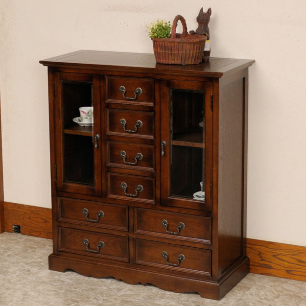 楽天市場】サイドボード 食器棚 茶棚 日本製 国産家具 北海 民芸家具