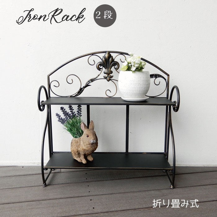 楽天市場】プランタースタンド 花台 2段 バスケット スタンド おしゃれ