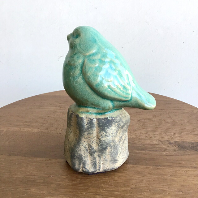 小鳥 置物 鳥 陶器製 おしゃれ かわいい Bird バード インテリア雑貨 オブジェ 雑貨 置き物 おしゃれ アンティーク プレゼント 贈り物 お誕生日 お祝い 部屋 飾り ギフト お買得品 グリーンbird On Tree Epheseweb Com