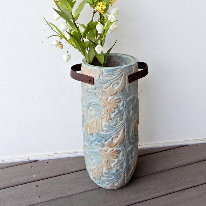 楽天市場】花瓶 おしゃれ 陶器 フラワーベース 花器 幅25×高さ