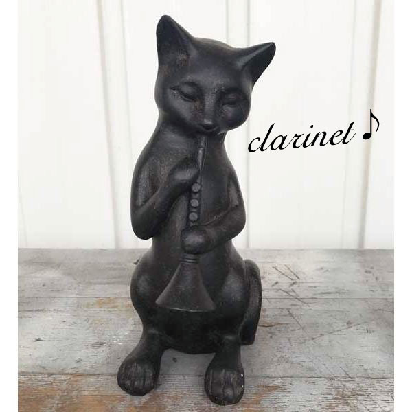 楽天市場】猫置物 バイオリン 楽器 オーケストラ 猫雑貨 置き物