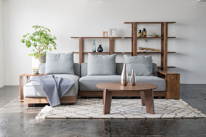 楽天市場】シェルフ 木製シェルフ サイドテーブル ソファサイド