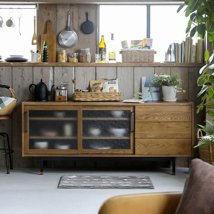 楽天市場】オープンシェルフ 木製シェルフ 古材 杉古材 古木 北欧