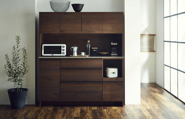 夕食一枚板 食器棚 日本製 国産家具 所帯場ボード 木製キッチンボード おしゃれ 使所好餌 ステンレススチール カウンタ ウォールナット オーク材 かっこいい キッチンキャビネット 食器格納 送料無料 Destiny ダイニングボード160 Expomujerescolombia Com Co