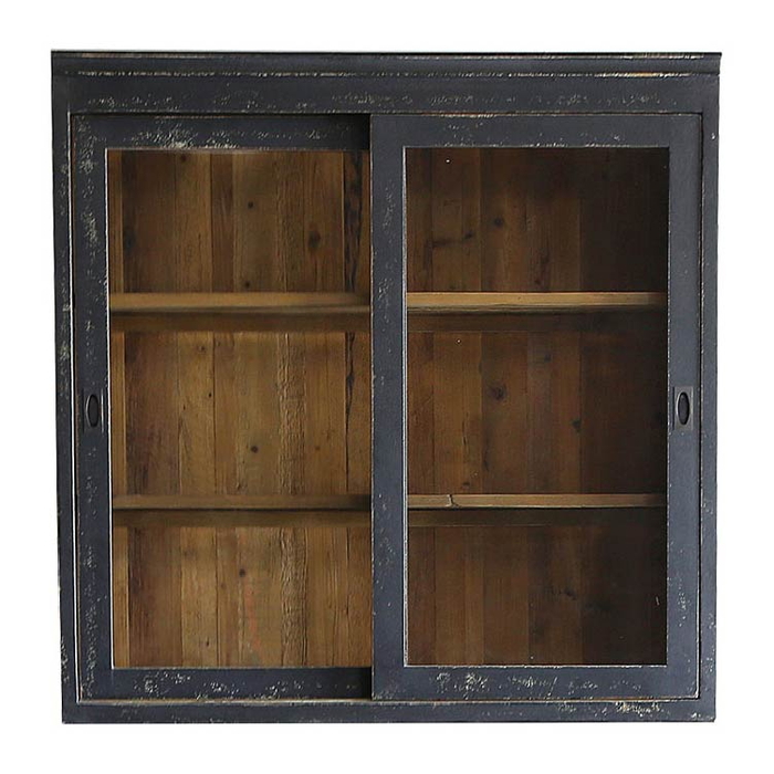 ヴィンテージ 木製本棚 チェッカーガラス ガラスキャビネット 食器棚 古家具 食器棚 チェッカーガラス 扉付き本棚 アンティーク家具 ガラス