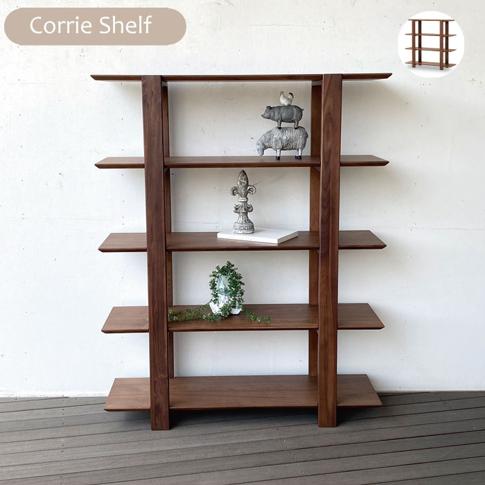 木目調オープンシェルフ 楽天市場】天然木×アイアン 木製棚 4段 86×40×135 オープン