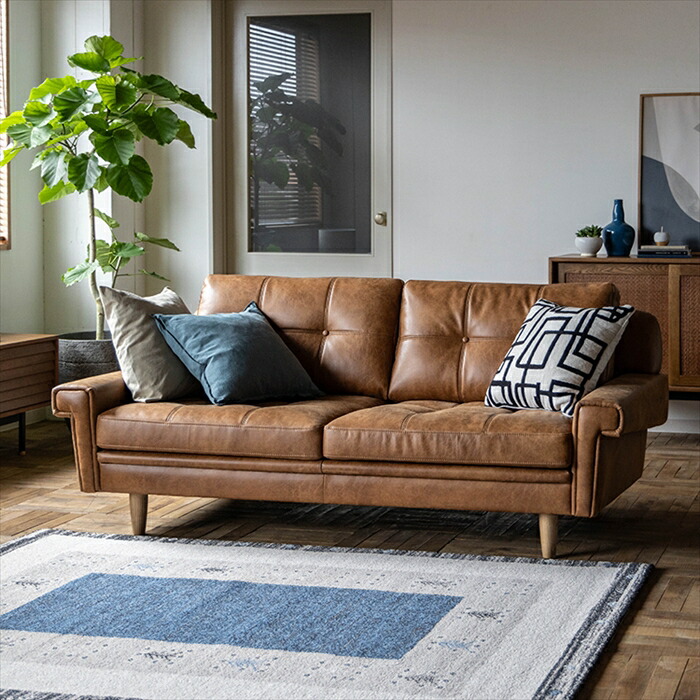 楽天市場】ソファ 三人掛けソファ おしゃれ レザーテックス 新素材 3人