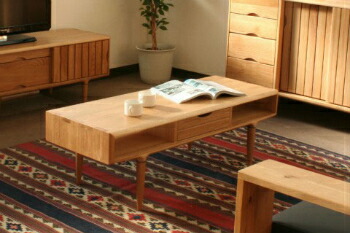 楽天市場】センターテーブル リビングテーブル 木製テーブル