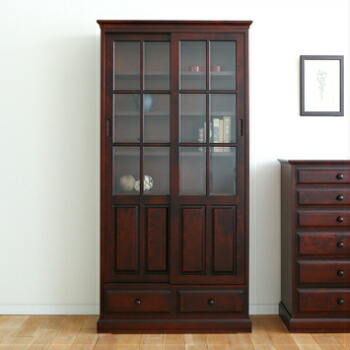 楽天市場】ガラスキャビネット ショーケース クラシック ブック