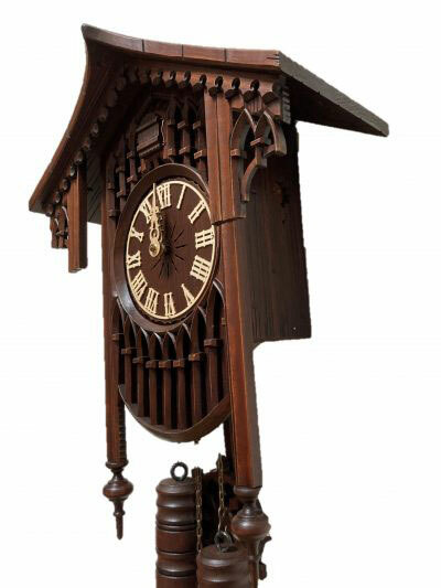 市場 鳩時計 木製時計 振り子時計 アンティーク調 おしゃれ ドイツ製 カッコー時計 ウォールクロック 本物 掛時計