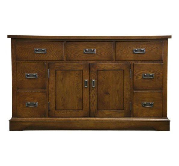 楽天市場】キャビネット ナラ無垢 日本製 国産家具 クラシック