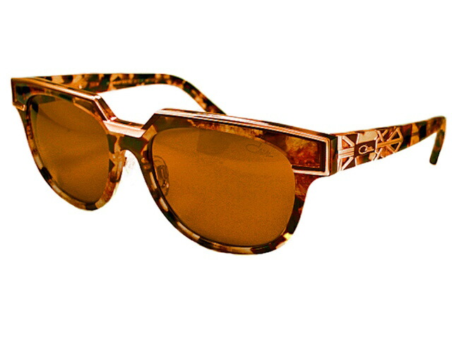 ※【第八芸術撮り直し】CAZAL  カザール 黒眼鏡 8025/1-002 【クーポン券 値引】 貨物輸送無料 UVとり捨てる  置き目品 ノーズパッドとり備える 殴ること表現スタイル 赤銅色 ハバナ水晶＆ゴールド メンズ レディース UVとり捨てる 一般受け ブランド名 オシャレ 運転