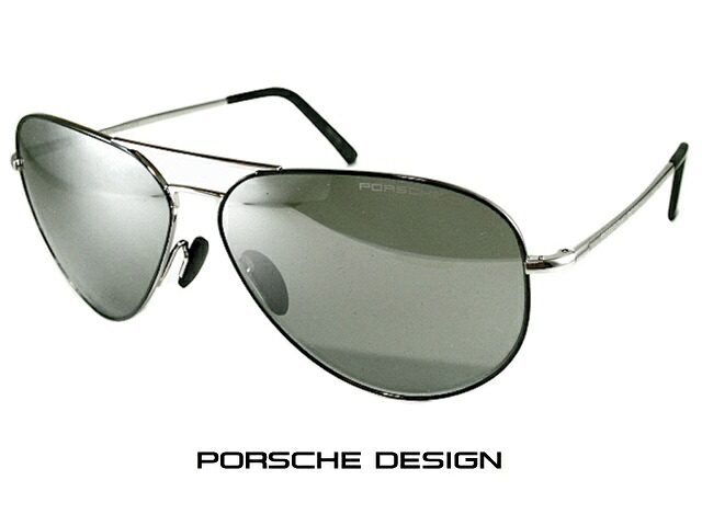 PORSCHE DESIGN ポルシェデザイン サングラス P′8508-R 送料無料 グレー＆シルバー ミラー ティアドロップ ステンレス製 ブラック＆パラジウム メンズ UVカット ブランド おしゃれ ドライブ プレゼント 人気 公式
