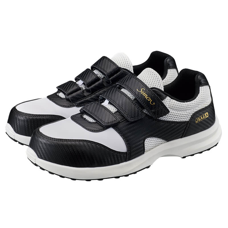 【期間限定P２倍】安全靴 シモン Simon KN118 ホワイト 24.0-27.0・28.0・29.0cm EEE JSAA規格 A種認定 短靴 作業靴 セーフティシューズ 【返品交換不可】