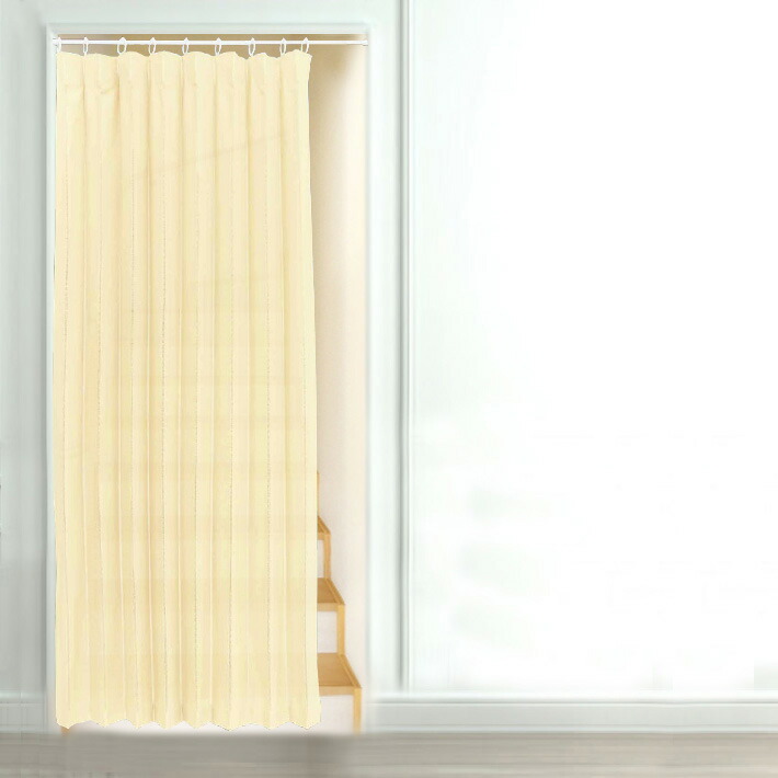 遮熱断熱 アコーディオンカーテン Apアリオス フック付き シンプル おしゃれ ロング丈 のれん リビング 階段 部屋 間仕切り 目隠し 幅140cm 丈178cm アイボリー ブラウン Crunchusers Com