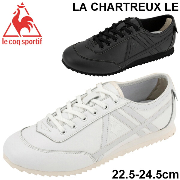 人気ショップ Lecoqsportif シューズ ルコック レディース スニーカー La くつ Ql3qjc65 運動靴 ホワイト ブラック 婦人靴 軽量 カジュアル スポーティ 女性 Le ローカット シャトリュー Ql3qjc65 Radiosinagoga Com