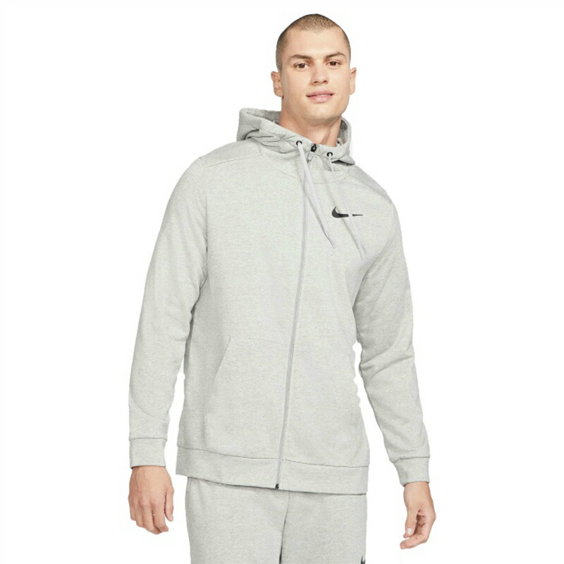 貨物輸送無料 パーカー 流汗  メンズ ナイキ NIKE DRIｰFIT フリース フルジップ L/S フーディ 上衣/運動競技御召しもの 形づくる 成人男性 薄墨色 普段使い走り 羽織り/CZ6377-063